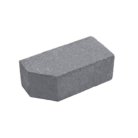 Цегла гладка зі скошеним кутом Silta Brick сіра (190х70х90 мм)