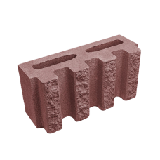 Блок декоративний канелюрний Silta Brick кольоровий 
