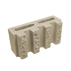 Блок декоративний канелюрний Silta Brick кольоровий 