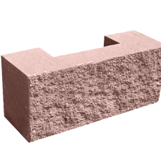Блок декоративний рядовий повнотілий Silta Brick кольоровий