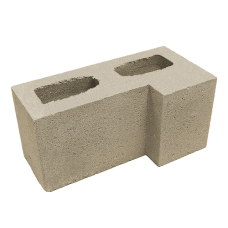 Блок  гладкий кутовий Silta Brick кольоровий 