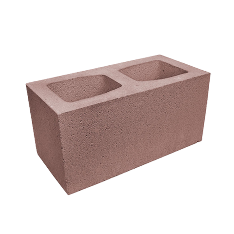 Блок гладкий широкий Silta Brick кольоровий на білому цементі (390х190х190 мм)