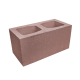 Блок гладкий широкий Silta Brick кольоровий на білому цементі (390х190х190 мм)